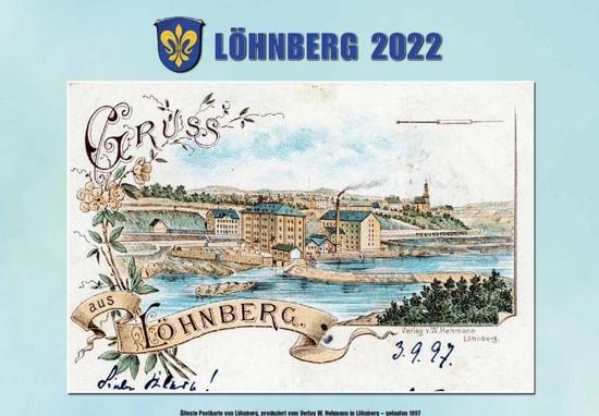 Jahreskalender 2022 von Löhnberg mit historischen Ansichtskarten